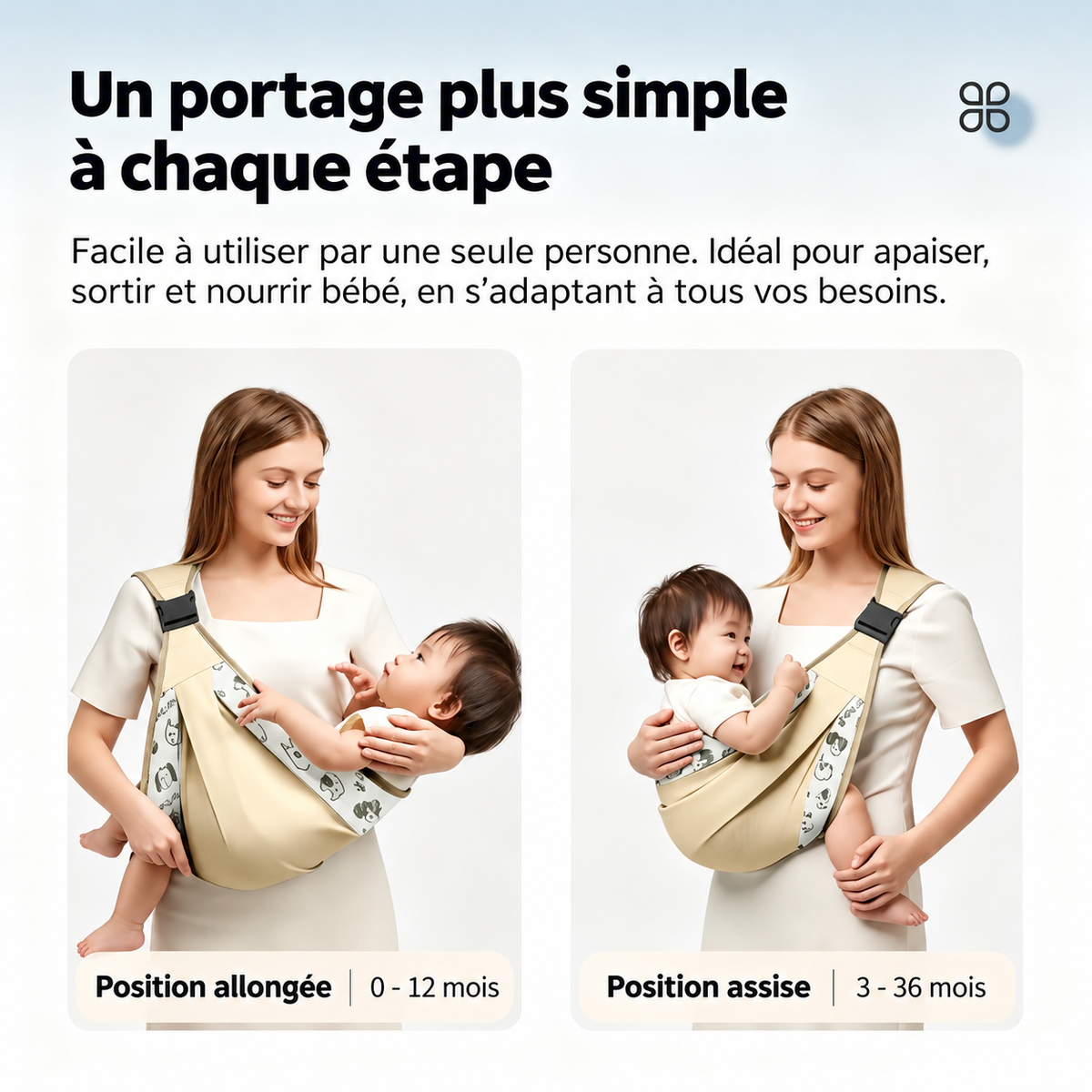 Porte-bébé d'extérieur multifonctionnel pour enfant